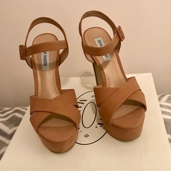 Steve Madden Platform Heel Sandals 